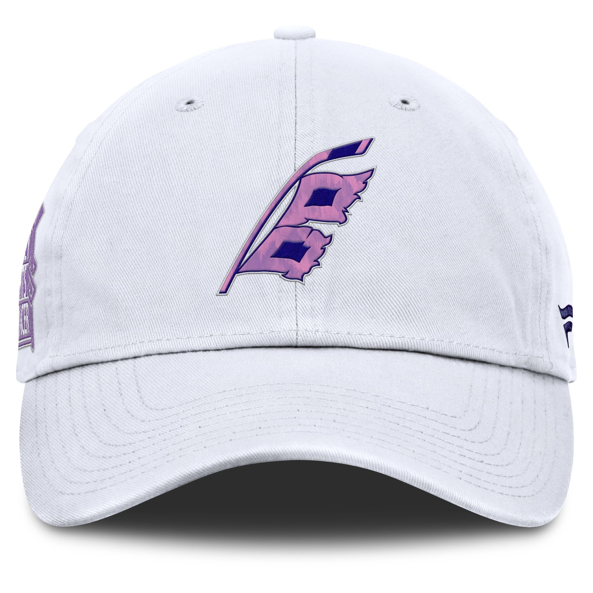 Casquette ajustable authentique Pro Hockey Fights Cancer des Hurricanes de la Caroline pour hommes Fanatics blanche